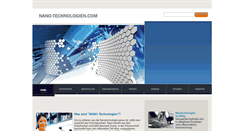 Desktop Screenshot of nano-technologien.com